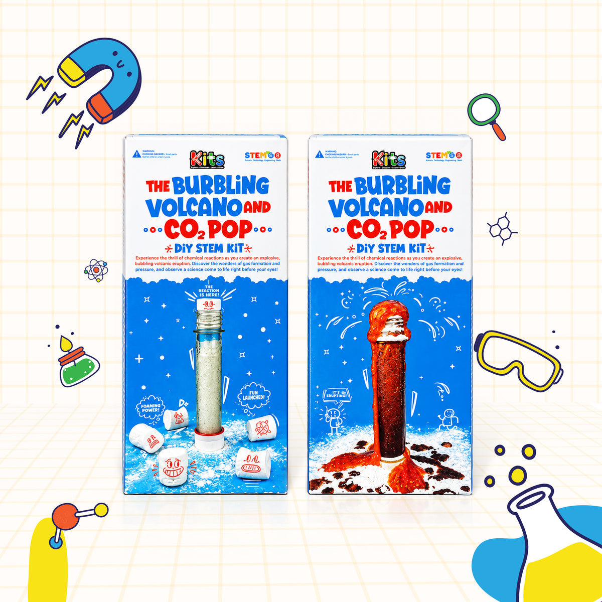The Incredible Volcano & CO₂ pop