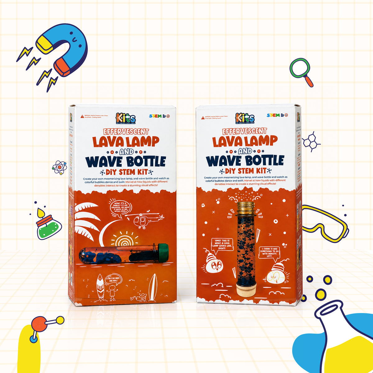 The Lava Lamp & Wave Bottle