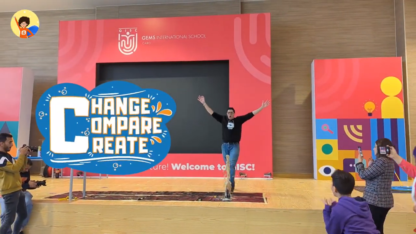 Load video: Mohanad Science Show At GEMS International School Cairo for the foundation departmen